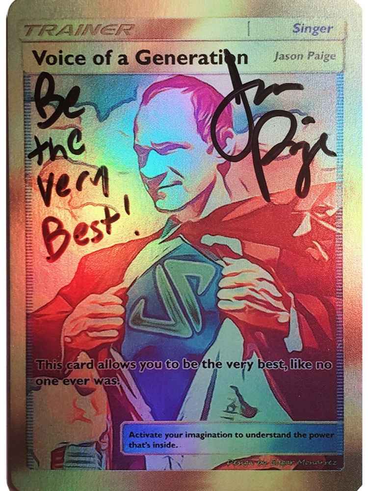 Buy Autographed Jason Paige Voice Of A Generation Holo Card Jason Paige Shop Buy Autographed Jason Paige Voice Of A Generation Holo Card Jason Paige Shop