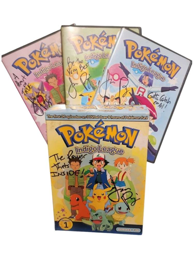 Pokmon Indigo League Autographed 3 DVD Set | Jason Paige Jason Paige Shop Pokmon Indigo League Autographed 3 DVD Set | Jason Paige Jason Paige Shop