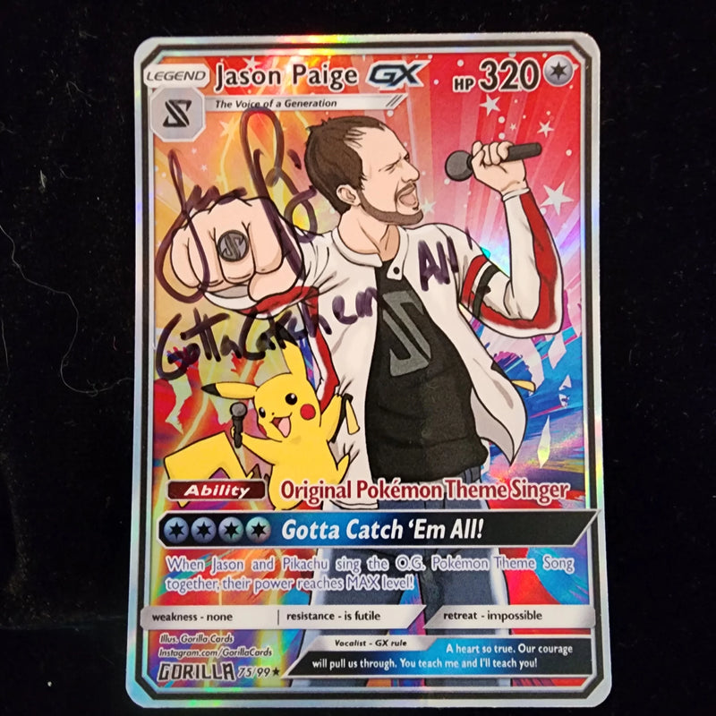 Autographed Jason Paige Card