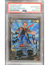 A PSA JP Original Autographed V-Card