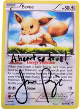 Autographed Eevee Card Limited Supply