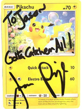 A Autographed Pikachu Card #3 Limited Supply