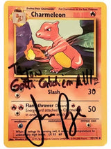 Autographed Vintage 1st Gen Charmeleon Card Limited Supply