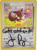 Autographed Vintage 1st Gen Eevee Card