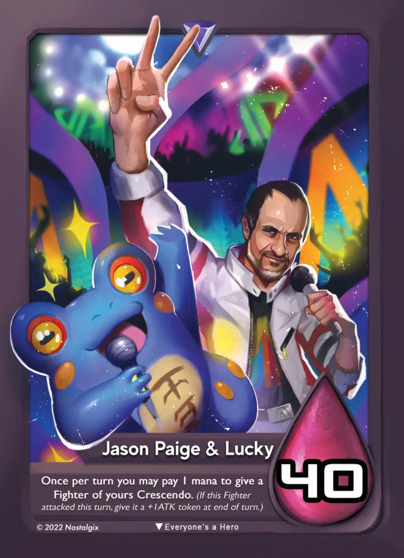 Jason Paige with Lucky