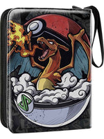 Binder Animated character with a fiery attack on a black background