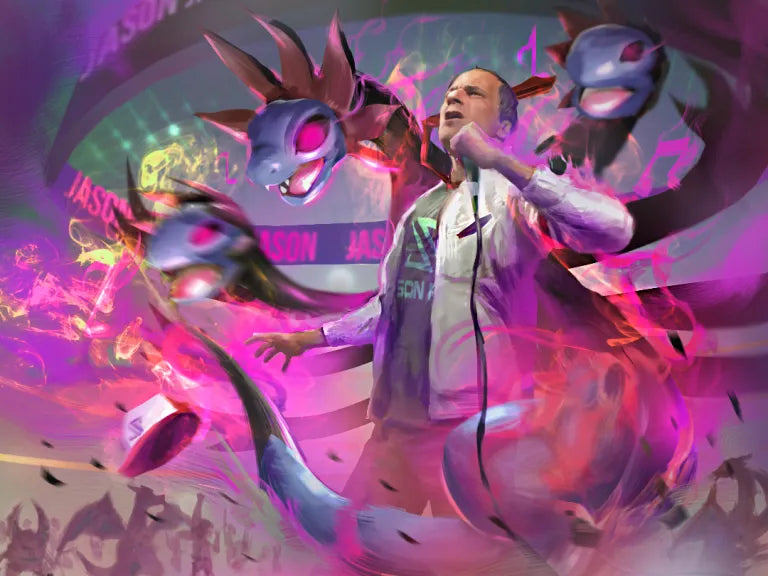 Jason Paige in background hydreigon